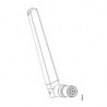 2.4 GHZ 2 DBI/5 GHZ 4 DBI DIPOLE ANT., W...