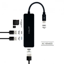 HUB USB ACTECK USB C 5 EN 1 GATE 5 DH640...  
                        
                          Disponibles: (0) pzs.  
      