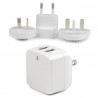 CARGADOR DE PARED USB DE 2 PUERTOS PARA...