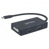 CONVERTIDOR DE USB-C A CONECTORES HEMBRA...