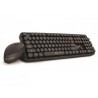Kit de teclado y mouse multimedia inalam...
