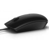 Mouse Dell, Negro, USB, Óptico MS116...