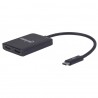 CONVERTIDOR DE USB-C A DOS PUERTOS HDMI...