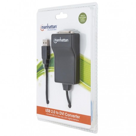 CONVERTIDOR USB 2.0 A DVI MANHATTAN  
                        
                          Disponibles: (0) pzs.  
              