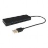 ADAPTADOR MULTIPUERTO GHIA HUB USB 2.0 D...