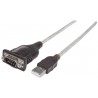 CONVERTIDOR MANHATTAN USB A SERIAL DB9M...