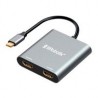 DOCKING 2 EN 1: USB V3.0 TIPO C A HDMI x...