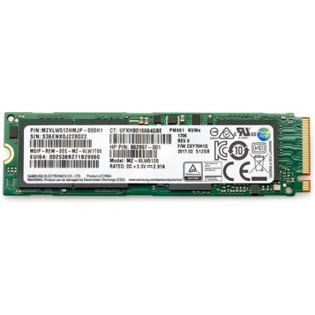 HP 512GB TLC PCI-e 3x4 NVMe SSD  
                        
                          Disponibles: (0) pzs.  
                  