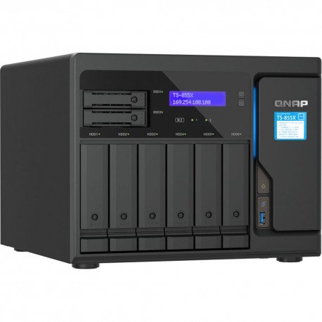 QNAP- NAS 8 BAHIAS TORRE INTEL ATOM C512...  
                        
                          Disponibles: (2) pzs.  
      