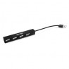 Hub USB VORAGO, 480 Mbit/s, Negro HU-100...